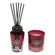 Alma scented set pomegranate and cedar glass