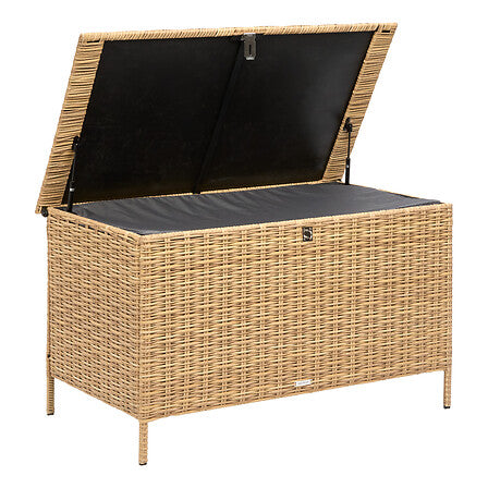 Hesperide Bayana Savana műrattan kerti tárolóláda, 300 l