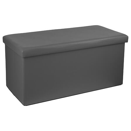 Пейка със съхранение atmosphera Pouffe , MDF, Сгъваем