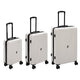 Комплект 3 куфара 5five, ABS, 98L, Глинен