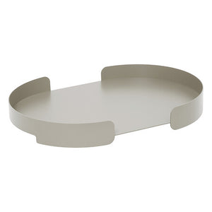 Oval tray Serva 35 x 50 cm aluminum laurel