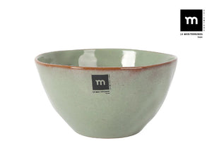 Дълбока купа LA MEDITERRANEA Macarella Green, 18x9 см, порцелан