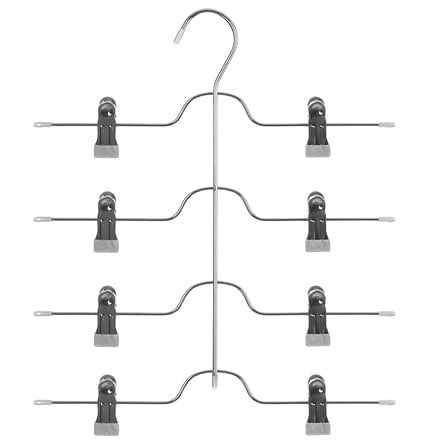 Закачалка за панталони 5five, Метал и PVC, 4 чифта