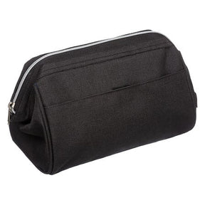 Black toiletry bag with frame