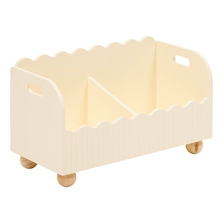 Детски кош Bouli, 60×36×30 cm, Бежов, MDF