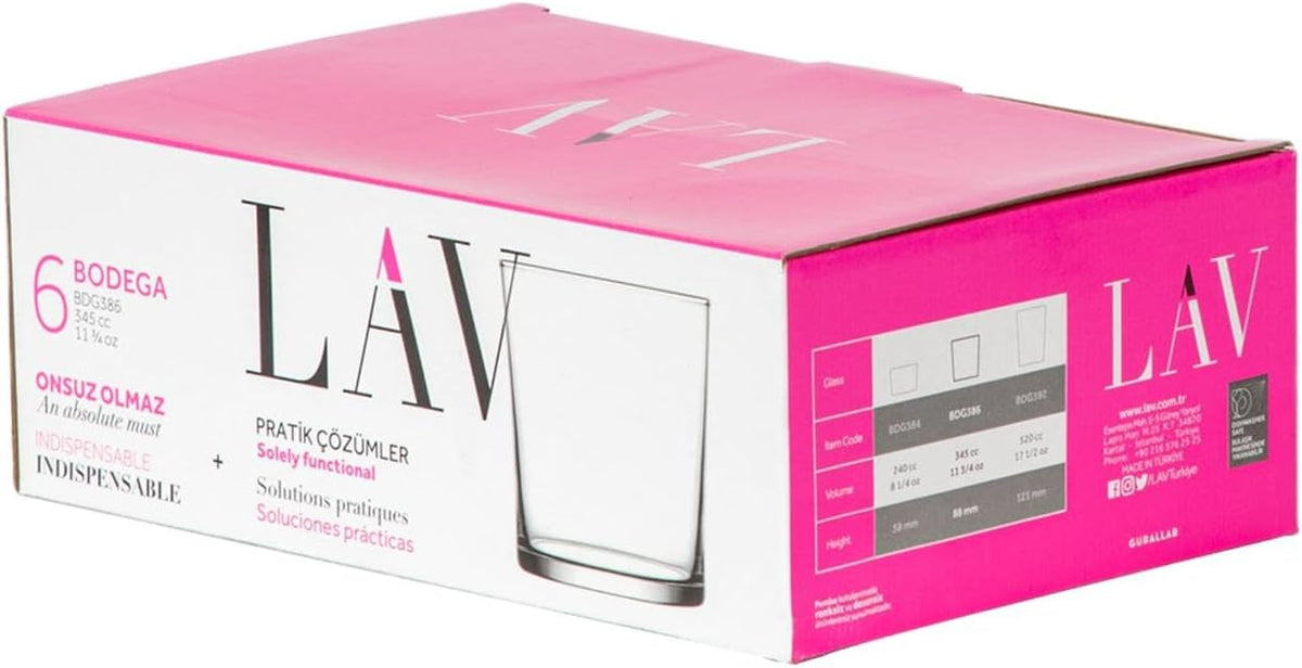 Desszertes tálka szett LAV Bodega, 255 ml, 6 db