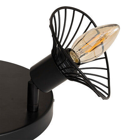 Плафониера atmosphera Adelia, 25 cm, Черен