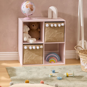 Gyermek tárolóelem Atmosphera Mix, rózsaszín, 63.6×30×63.6 cm, MDF