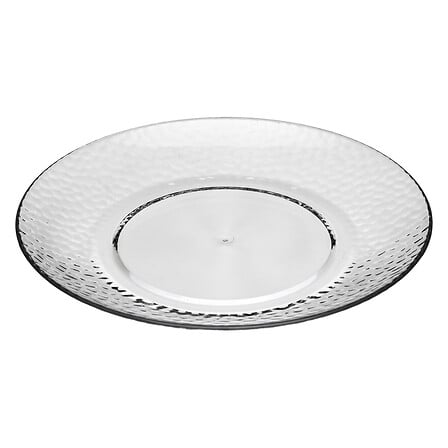 Десертна чиния 5five Estiva, Полистирол, Прозрачна, 20 cm