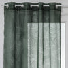Dévo leaf sheer curtains 140 x 240 cm cedar green