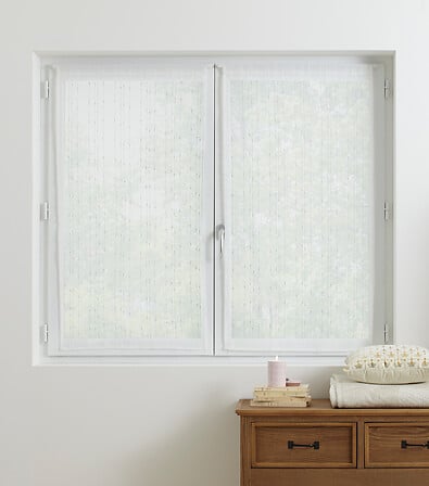 Set of 2 Anissa sheer curtains 60 x 120 cm white