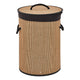 Кош за пране 5five Stemy, Бамбук, 48L, Черен