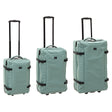 Комплект меки куфари 5five, 3 броя, Зелен, 32L