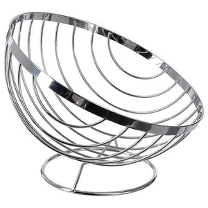 Купа за плодове 5five Oblik, Метал, 26.5 cm, Сребриста