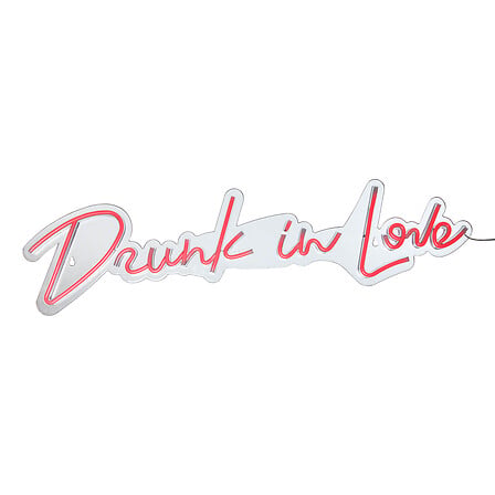 LED неонова лампа atmosphera Drunk in Love, Червена, 70 cm