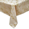 Canvas star tablecloth 140 x 240 cm, beige