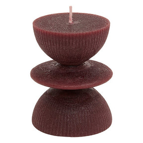Homy totem candle height 9.5 cm assorted