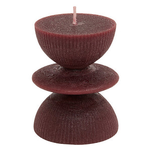 Homy totem candle height 9.5 cm assorted