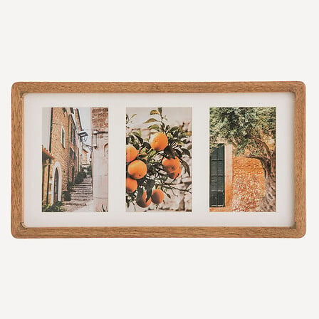 Фоторамка за монтаж atmosphera Milea, 3 снимки, Бежова, 40 cm