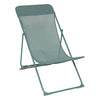 Folda deck chair steel frame ficus green textilene