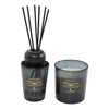 Alma scented set ebony and tonka glass