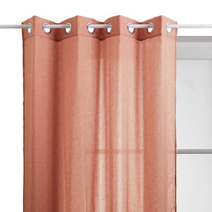 Sheer curtain Paxta 135 x 240 cm terracotta