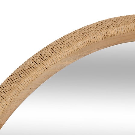 Огледало atmosphera Laia, Ø81.5 cm, Въже, MDF