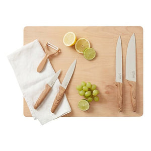 Set of 4 kitchen knives and one vegetable peeler Harmony