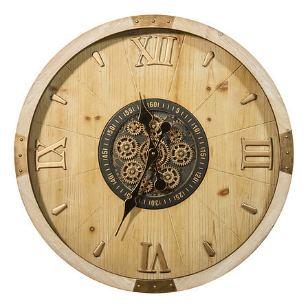 Стенен часовник atmosphera Micka, MDF и стъкло, Ø63.5 cm