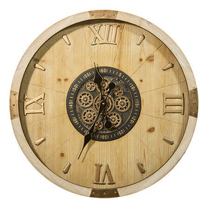 Стенен часовник atmosphera Micka, MDF и стъкло, Ø63.5 cm
