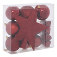 Коледна украса за елха atmosphera Colorama de Noel, 18 части, Гранат