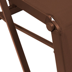 Decima reclining chair aluminium ebony