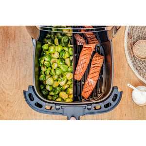 Forrólevegős sütő Tefal Easy Fry XXL Flexcook EY801D15, 6,5 L, 1400 W, Fekete/ezüst