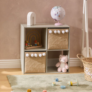 Gyermek tárolóelem Atmosphera Mix, zöld, 63.6×30×63.6 cm, MDF