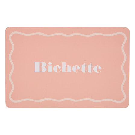 Плейсмат Secret De Gourmet Bichette, 45 x 30 cm, Розово/Бордо