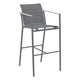 Bar armchair Oxyana graphite