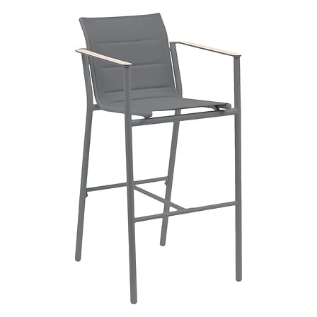 Bar armchair Oxyana graphite