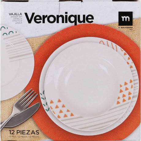 Сервиз за хранене LA MEDITERRANEA Veronique ,12 части, порцелан