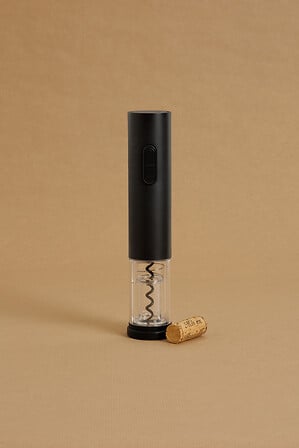 Електрическа тирбушон Secret De Gourmet, Черен