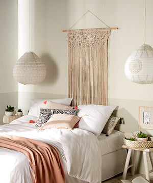 Summer string curtain 90 x 200 cm macramé