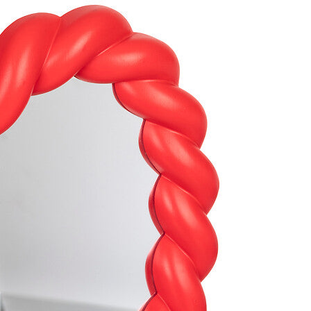 Декорация огледало за стена Сърце Twist, 33см