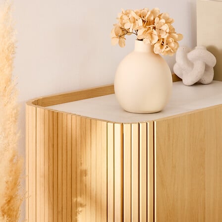 Скрин atmosphera Homelya, 2 врати, 2 чекмеджета, 160 cm, Хевея
