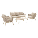 Лаундж комплект 5 места Hesperide Ilenor, Алуминий, Глина — изображение 1