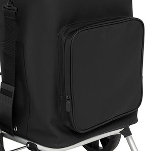 Пазарска количка 5five, Алуминий, 40L, Черна