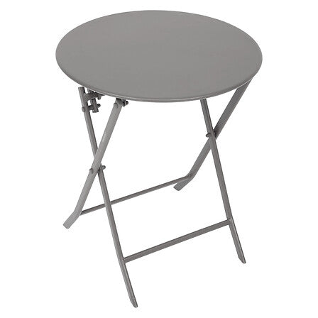 Folding round table Greensboro 2 seats tin