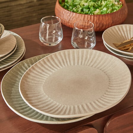 Презентационна чиния Secret De Gourmet Nyero, Бежова, 32 cm