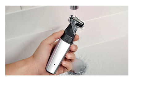 Testszőrtrimmer Philips BG5020/15, Akkumulátoros üzem 60 percig, Töltés 1 óra alatt, Hátfeltét