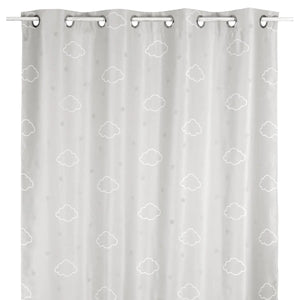 Детска светеща затъмняваща завеса atmosphera Cloud Glow, 140x250, Сив