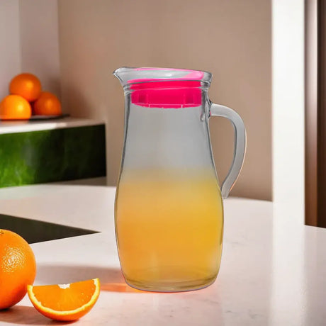 Üvegkancsó LAV Misket, 1800 ml, Rózsaszín fedél