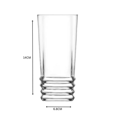 Сет чаши за коктейл LAV Elegan, 335 мл, 6 бр